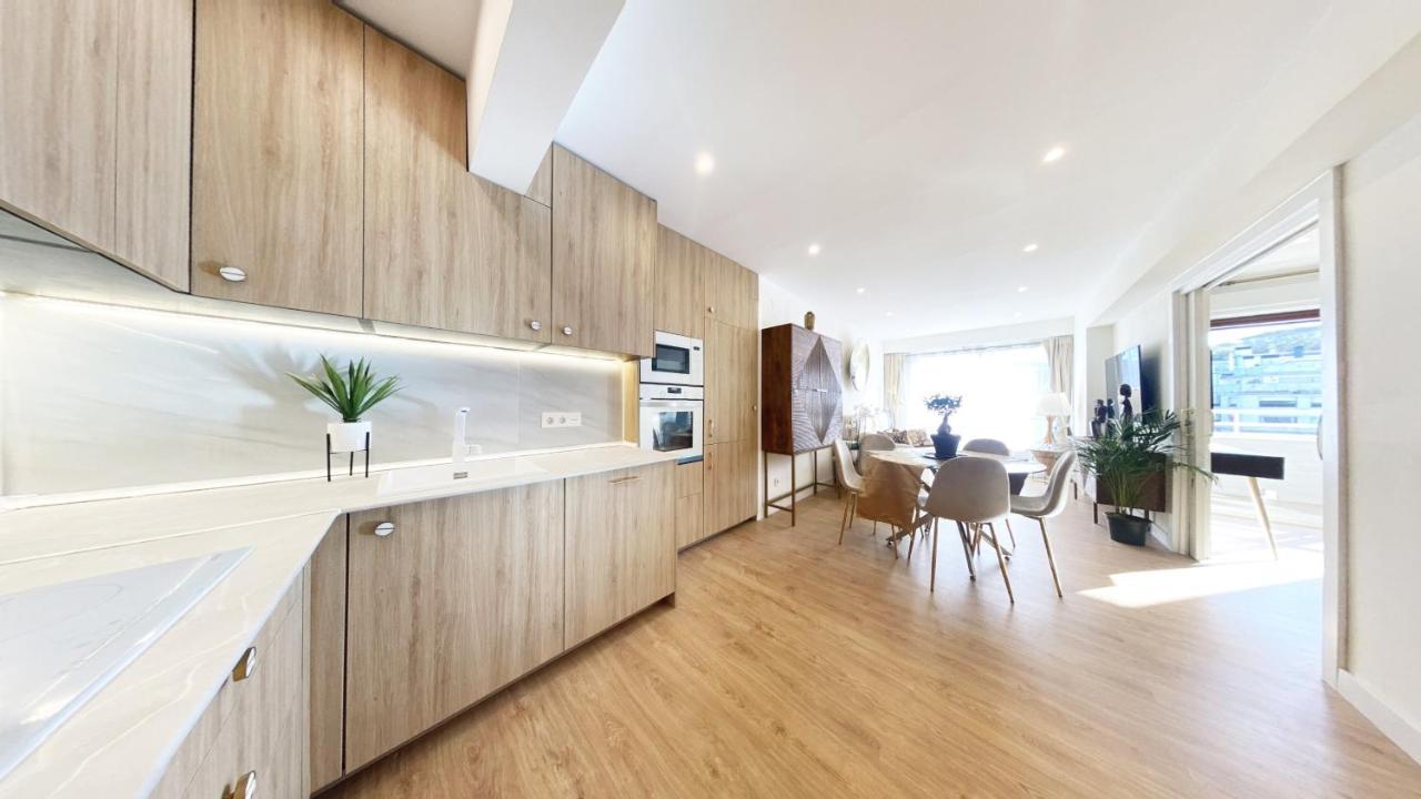 Miramar Luxurious Flat, 3 Double Rooms, Free Parking, Terrace, Completely New San Sebastián Dış mekan fotoğraf